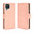 Coque Portefeuille Livre Cuir Etui Clapet BY3 pour Samsung Galaxy M12 Rose
