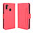 Coque Portefeuille Livre Cuir Etui Clapet BY3 pour Samsung Galaxy M21 (2021) Rouge