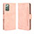 Coque Portefeuille Livre Cuir Etui Clapet BY3 pour Samsung Galaxy Note 20 5G Rose