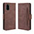 Coque Portefeuille Livre Cuir Etui Clapet BY3 pour Samsung Galaxy S20 Marron