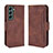 Coque Portefeuille Livre Cuir Etui Clapet BY3 pour Samsung Galaxy S22 5G Petit