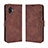 Coque Portefeuille Livre Cuir Etui Clapet BY3 pour Samsung Galaxy XCover 6 Pro 5G Marron