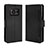 Coque Portefeuille Livre Cuir Etui Clapet BY3 pour Sharp Aquos R6 Noir