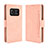 Coque Portefeuille Livre Cuir Etui Clapet BY3 pour Sharp Aquos R6 Rose