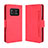 Coque Portefeuille Livre Cuir Etui Clapet BY3 pour Sharp Aquos R6 Rouge