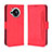 Coque Portefeuille Livre Cuir Etui Clapet BY3 pour Sharp Aquos R7 Rouge