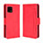 Coque Portefeuille Livre Cuir Etui Clapet BY3 pour Sharp Aquos Sense4 Basic Rouge