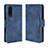 Coque Portefeuille Livre Cuir Etui Clapet BY3 pour Sharp Aquos Zero5G basic Bleu