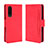 Coque Portefeuille Livre Cuir Etui Clapet BY3 pour Sharp Aquos Zero5G basic Rouge