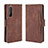 Coque Portefeuille Livre Cuir Etui Clapet BY3 pour Sony Xperia 1 II Marron