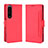 Coque Portefeuille Livre Cuir Etui Clapet BY3 pour Sony Xperia 1 IV Rouge