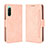 Coque Portefeuille Livre Cuir Etui Clapet BY3 pour Sony Xperia 10 IV Rose