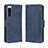 Coque Portefeuille Livre Cuir Etui Clapet BY3 pour Sony Xperia 5 IV Bleu