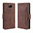 Coque Portefeuille Livre Cuir Etui Clapet BY3 pour Sony Xperia 8 Lite Marron