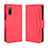 Coque Portefeuille Livre Cuir Etui Clapet BY3 pour Sony Xperia Ace II Rouge