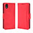 Coque Portefeuille Livre Cuir Etui Clapet BY3 pour Sony Xperia Ace III Rouge