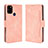 Coque Portefeuille Livre Cuir Etui Clapet BY3 pour Wiko View5 Rose