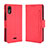 Coque Portefeuille Livre Cuir Etui Clapet BY3 pour Wiko Y51 Rouge