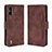 Coque Portefeuille Livre Cuir Etui Clapet BY3 pour Wiko Y81 Marron