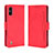 Coque Portefeuille Livre Cuir Etui Clapet BY3 pour Wiko Y81 Rouge