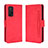 Coque Portefeuille Livre Cuir Etui Clapet BY3 pour Xiaomi Mi 10T Pro 5G Rouge