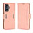 Coque Portefeuille Livre Cuir Etui Clapet BY3 pour Xiaomi Poco F4 GT 5G Rose