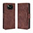 Coque Portefeuille Livre Cuir Etui Clapet BY3 pour Xiaomi Poco X3 Marron