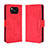 Coque Portefeuille Livre Cuir Etui Clapet BY3 pour Xiaomi Poco X3 NFC Rouge