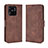 Coque Portefeuille Livre Cuir Etui Clapet BY3 pour Xiaomi Redmi 10 Power Marron