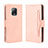 Coque Portefeuille Livre Cuir Etui Clapet BY3 pour Xiaomi Redmi 10X 5G Rose