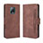 Coque Portefeuille Livre Cuir Etui Clapet BY3 pour Xiaomi Redmi 10X Pro 5G Marron