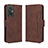 Coque Portefeuille Livre Cuir Etui Clapet BY3 pour Xiaomi Redmi 11 Prime 4G Marron