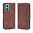 Coque Portefeuille Livre Cuir Etui Clapet BY3 pour Xiaomi Redmi 11 Prime 5G Marron