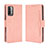 Coque Portefeuille Livre Cuir Etui Clapet BY3 pour Xiaomi Redmi 9 Power Rose