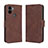 Coque Portefeuille Livre Cuir Etui Clapet BY3 pour Xiaomi Redmi A1 Plus Marron