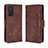 Coque Portefeuille Livre Cuir Etui Clapet BY3 pour Xiaomi Redmi K30S 5G Marron