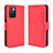 Coque Portefeuille Livre Cuir Etui Clapet BY3 pour Xiaomi Redmi Note 11 4G (2021) Rouge