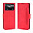 Coque Portefeuille Livre Cuir Etui Clapet BY3 pour Xiaomi Redmi Note 11E Pro 5G Rouge