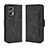 Coque Portefeuille Livre Cuir Etui Clapet BY3 pour Xiaomi Redmi Note 11T Pro 5G Noir