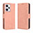 Coque Portefeuille Livre Cuir Etui Clapet BY3 pour Xiaomi Redmi Note 12 Pro 5G Rose