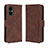 Coque Portefeuille Livre Cuir Etui Clapet BY3 pour Xiaomi Redmi Note 12R Pro 5G Marron