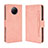 Coque Portefeuille Livre Cuir Etui Clapet BY3 pour Xiaomi Redmi Note 9 5G Rose