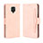 Coque Portefeuille Livre Cuir Etui Clapet BY3 pour Xiaomi Redmi Note 9S Rose