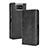 Coque Portefeuille Livre Cuir Etui Clapet BY4 pour Asus Zenfone 7 Pro ZS671KS Noir