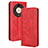 Coque Portefeuille Livre Cuir Etui Clapet BY4 pour Huawei Honor Magic6 Lite 5G Rouge