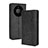 Coque Portefeuille Livre Cuir Etui Clapet BY4 pour Huawei Mate 40 Pro+ Plus Noir