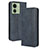 Coque Portefeuille Livre Cuir Etui Clapet BY4 pour Motorola Moto Edge (2023) 5G Bleu