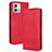 Coque Portefeuille Livre Cuir Etui Clapet BY4 pour Motorola Moto G Stylus (2023) 4G Rouge