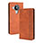 Coque Portefeuille Livre Cuir Etui Clapet BY4 pour Nokia 7.3 Marron