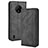 Coque Portefeuille Livre Cuir Etui Clapet BY4 pour Nokia C200 Noir